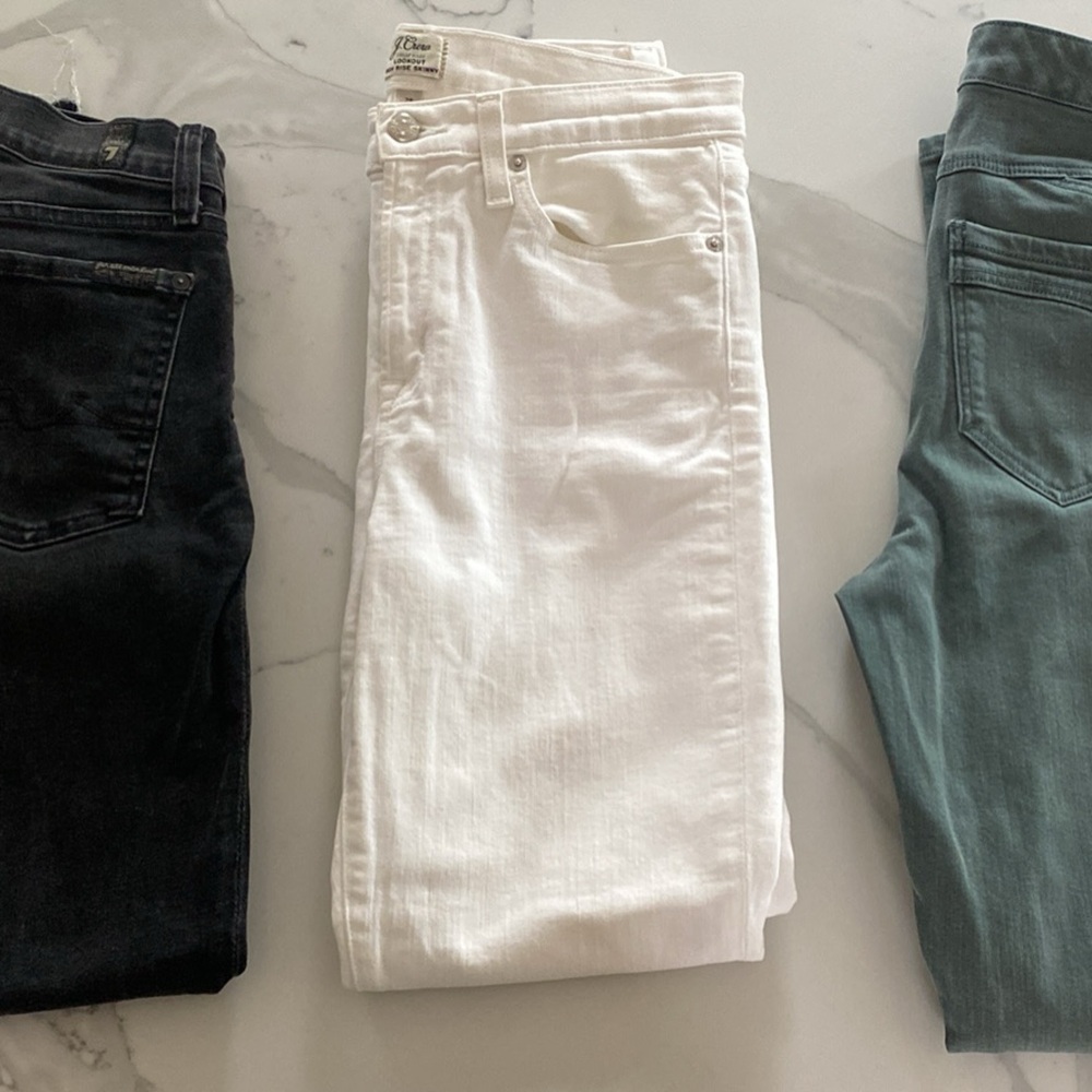 Women’s Jeans Bundle: 7 for All Mankind, JCrew, Liverpool. Sizes 28, 29, 30